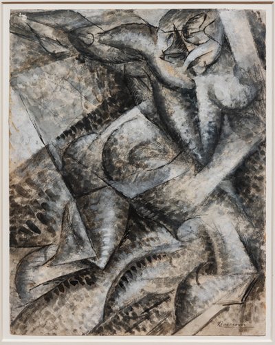 Uzaydaki sürekliliğin eşsiz formlarını sentezlemek istiyorum (Bir İnsan Bedeninin Dinamizmi) by Umberto Boccioni