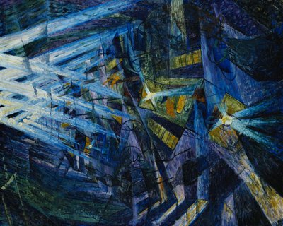 Bir Yolun Kuvvetleri, 1911 by Umberto Boccioni