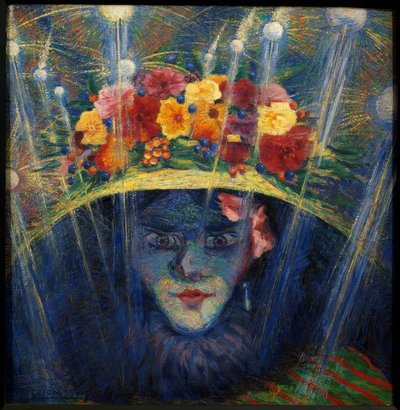 modern idol by Umberto Boccioni