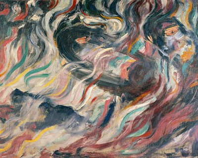 Ruh halleri: vedalar, Umberto Boccioni (1882-1916), detay by Umberto Boccioni