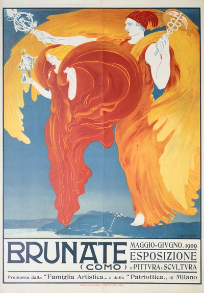 Umberto Boccioni (1882-1916) tarafından Brunate
