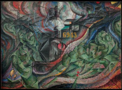 Ruhun Halleri II - Vedalar by Umberto Boccioni