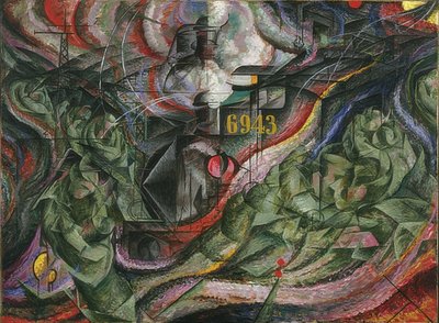 Zihin Durumları I: Vedalar. 1911 by Umberto Boccioni