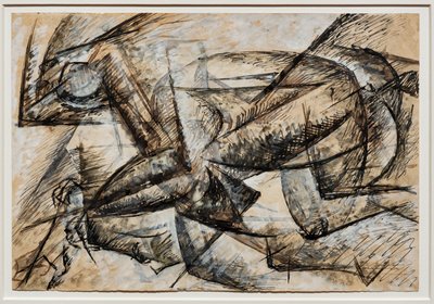 Bir Bisikletçinin Dinamizmi İçin Çalışmalar by Umberto Boccioni