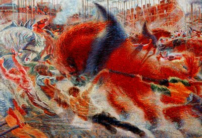 Şehir yükseliyor by Umberto Boccioni