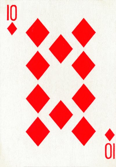 Goodall & Son Ltd. iskambil destesinden 10 Elmas, c1940 by Unbekannt