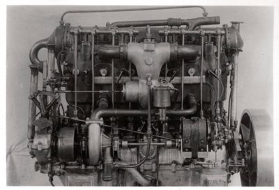 115 PS Daimler Zeppelin LZ 6 zeplin motoru, c1909-1910 1933 by Unbekannt
