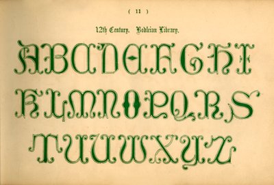 12. yüzyıl. Bodleian Kütüphanesi, 1862 by Unbekannt