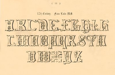 13. yüzyıl. Latince MS., 1862