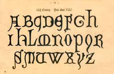 14. yüzyıl. Yaklaşık 1340, 1862 tarihi by Unbekannt