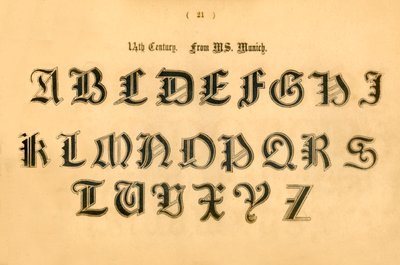 14. yüzyıl. MS