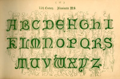 14. yüzyıl. Işıklı MS., 1862 by Unbekannt