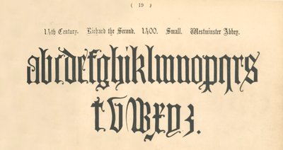 14. yüzyıl. İkinci Richard. 1400. Küçük. Westminster Manastırı, 1862 by Unbekannt