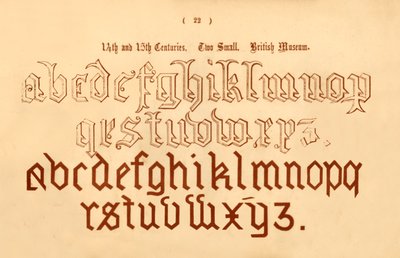14. ve 15. Yüzyıllar. İki Küçük. Britanya Müzesi, 1862 by Unbekannt
