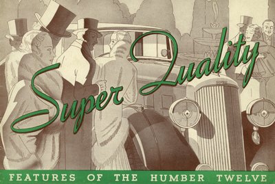 1934 Humber Oniki satış broşürü. by Unbekannt