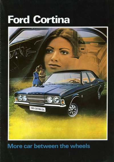 1972 Ford Cortina Mk3 satış broşürü kapağı. by Unbekannt