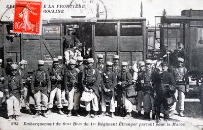 1. alay Fransız Yabancı Lejyonu, Fas, 1911 by Unbekannt