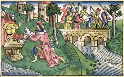 2.Krallar 16:9-16: Şam halkı esir alındı by Unbekannt