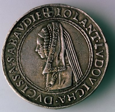4-Testoon. Duchy Savoy, İtalya, Ters: Iolanta Ludovica, Savoy Düşesi, 1497-1504 by Unbekannt