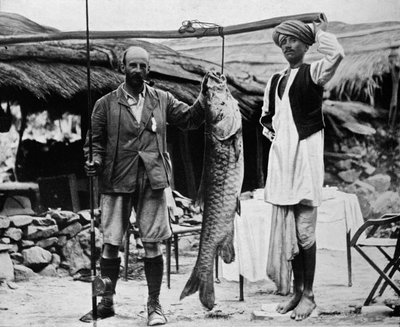 59 lb Mahseer, Yüzbaşı H.B.D. Campbell, R.E. tarafından Yukarı Ganj
