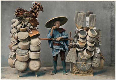 Sepet Yapan Tüccar, c1890 by Unbekannt