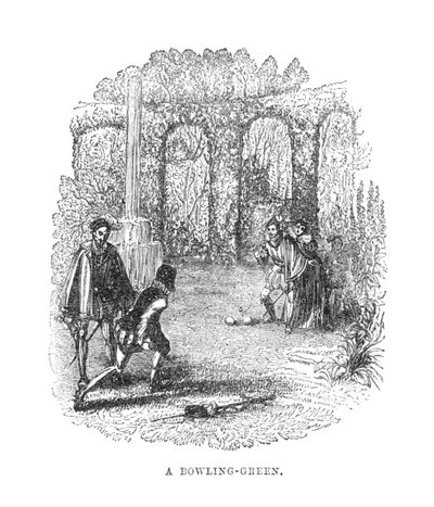 Bir Bowling-Yeşil, c1870 by Unbekannt