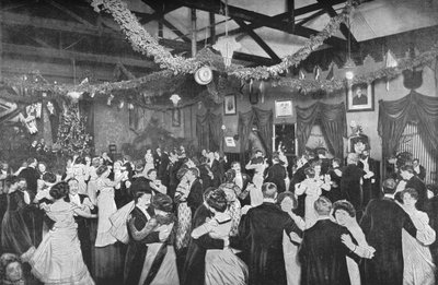 Alman Spor Salonunda bir Noel dansı, Londra, c1902 1903 by Unbekannt