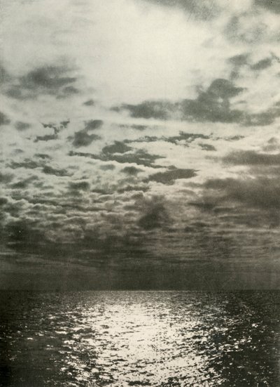 Deniz Donmadan Önce Bir Bulut Etkisi, c1908, 1909 by Unbekannt