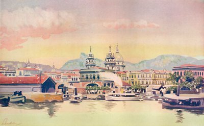 Rio Gümrük İskelesinden Bir Köşe, 1914 by Unbekannt