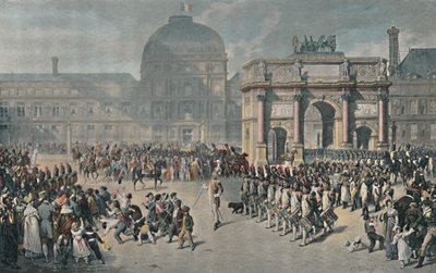 İmparatorluğun Altında Bir İnceleme Günü, Place Du Carrousel, 1810, 1896 by Unbekannt