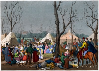 Bir Fransız şenliği, 18. yüzyıl by Unbekannt