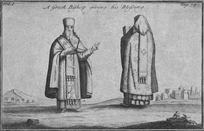 Nimetini veren bir Yunan Piskoposu, c1761 by Unbekannt