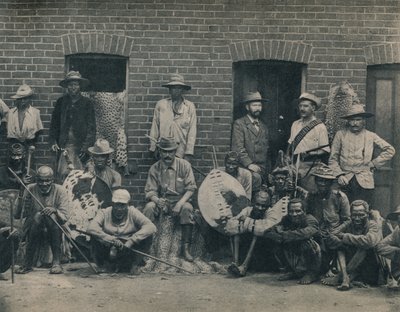 Afrikanlılar ve Zulus Grubu, c1900. by Unbekannt