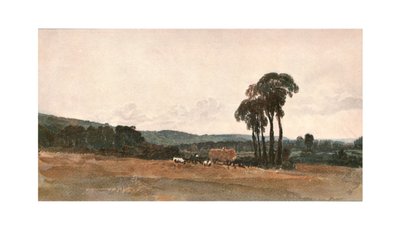 Bir Hasat Sahnesi - Bir Dış Mekan Eskizi, c1900. by Unbekannt
