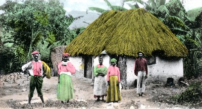 Bir Jamaika köyü, 1900