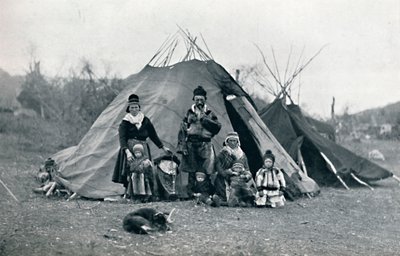 Bir Lapland kampı, 1912 by Unbekannt