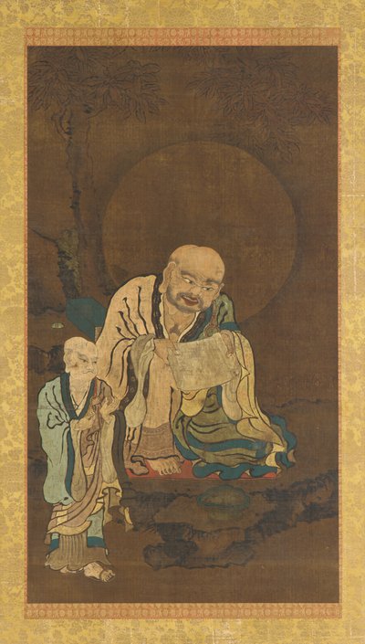 Bir Luohan ve bir hizmetli, Ming hanedanı, 1368-1644. by Unbekannt