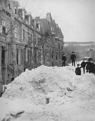 Kışın Bir Montreal Sokağı, 19. yüzyıl by Unbekannt