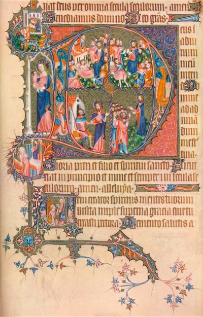 Egerton Bohun Mezmur-Saatlerinden Bir Sayfa, 1370, 1937 by Unbekannt