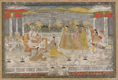 Bir Saray sahnesi, 18. yüzyıl. by Unbekannt