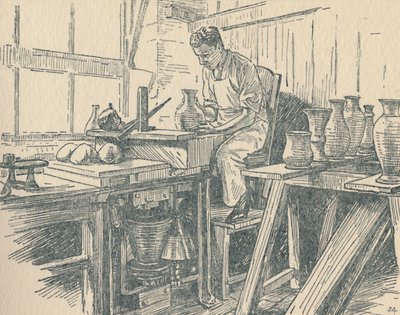 İş Başında Bir Çömlekçi, 1910 by Unbekannt