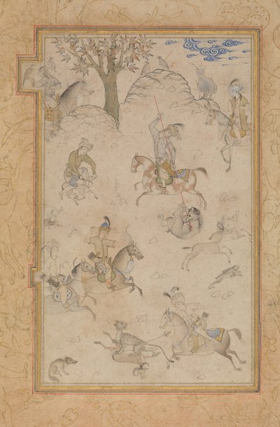 Bir Prens Avı, 16. yüzyılın sonlarında. by Unbekannt