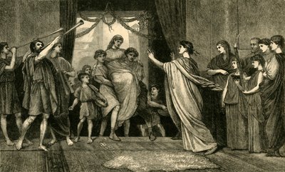 Bir Roma Düğünü. - Eve Gelen Gelinler, 1881. by Unbekannt