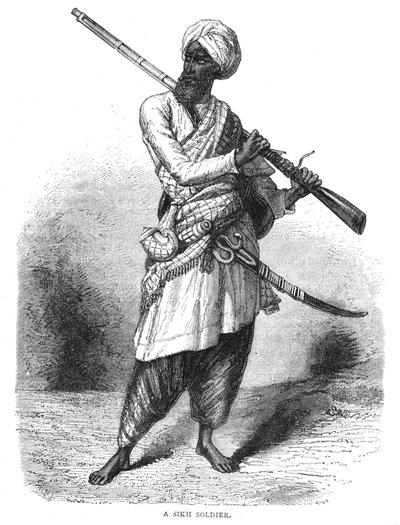 Bir Sih Askeri, c1880 by Unbekannt