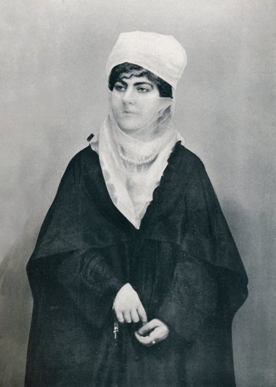 Açık hava kıyafetli bir Türk hanımı, 1912 by Unbekannt