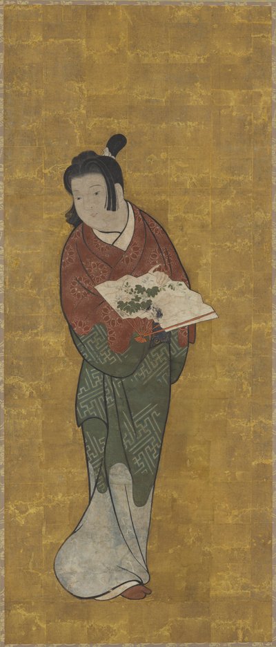 Hayranı olan bir çocuk, Edo dönemi, 17. yüzyılın sonu. by Unbekannt