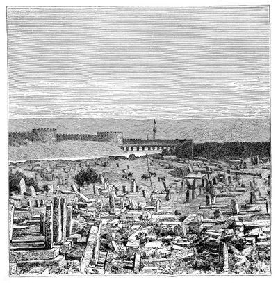 Dicle nehri üzerinde bir köprü, Diyarbakır, Türkiye, 1895 by Unbekannt