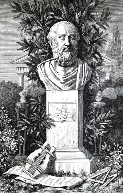 Platon büstü. by Unbekannt