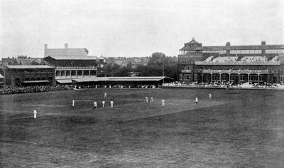 Lords kriket sahasında devam eden bir kriket maçı, Londra, 1912 by Unbekannt