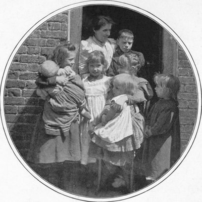 Mutlu küçük bir grup, Londra, c1901 1901 by Unbekannt